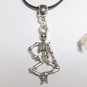 Necklace, Pendant, Skeleton Necklace, Halloween Necklace, Unisex Necklace 8024